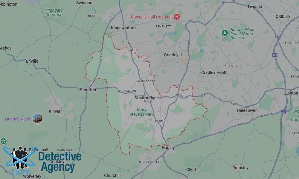 Bug Sweeping Coverage Across Stourbridge