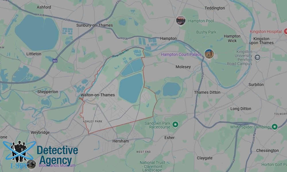 Bug Sweeping Coverage Across Walton-on-Thames