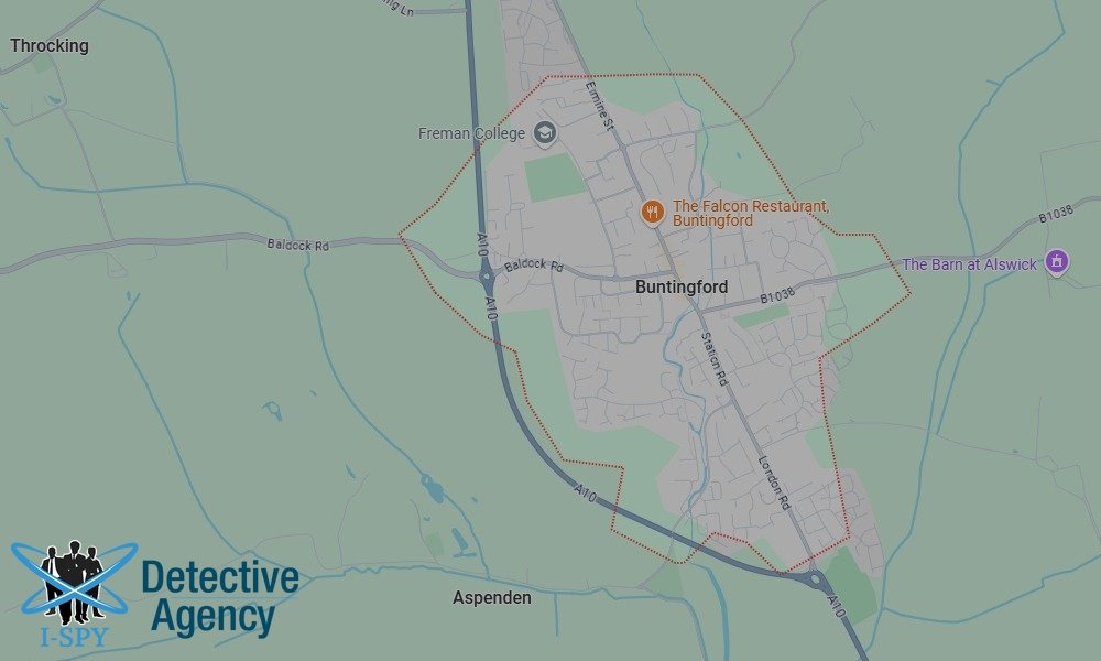 Bug Sweeping Coverage Across Buntingford