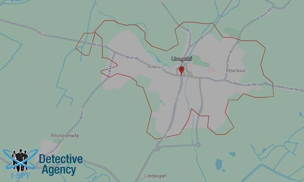 Bug Sweeping Coverage Across Llangefni