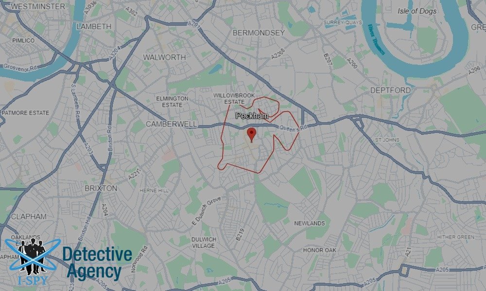 Bug Sweeping Coverage Across Peckham