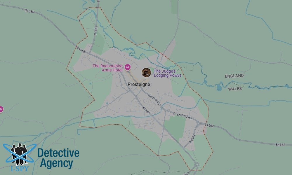 Bug Sweeping Coverage Across Presteigne