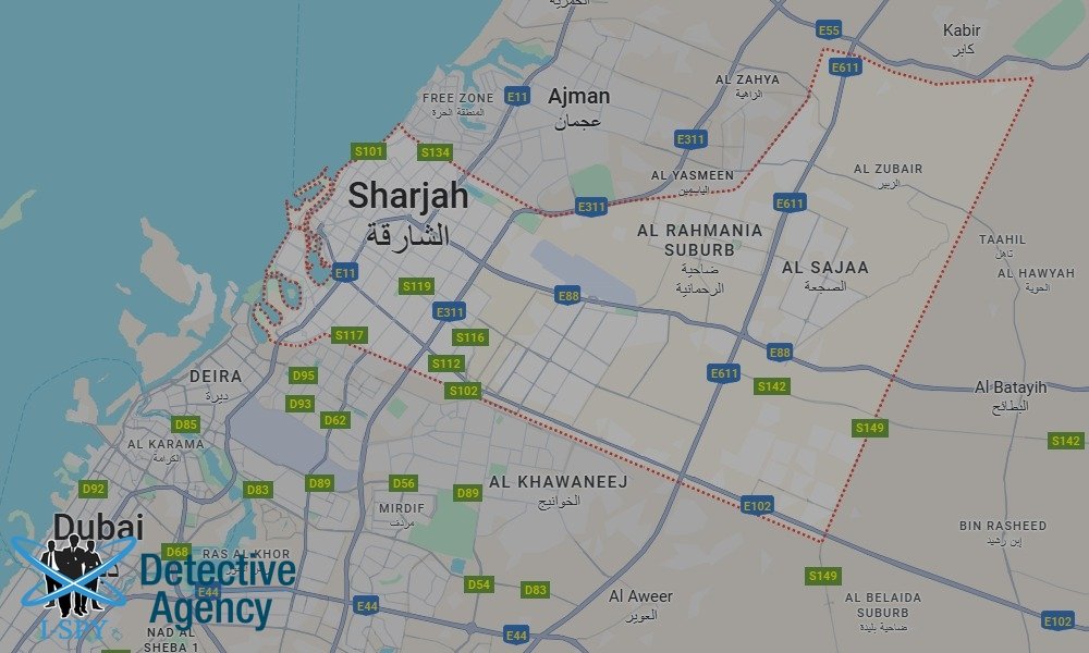 Bug Sweeping Coverage Across Sharjah