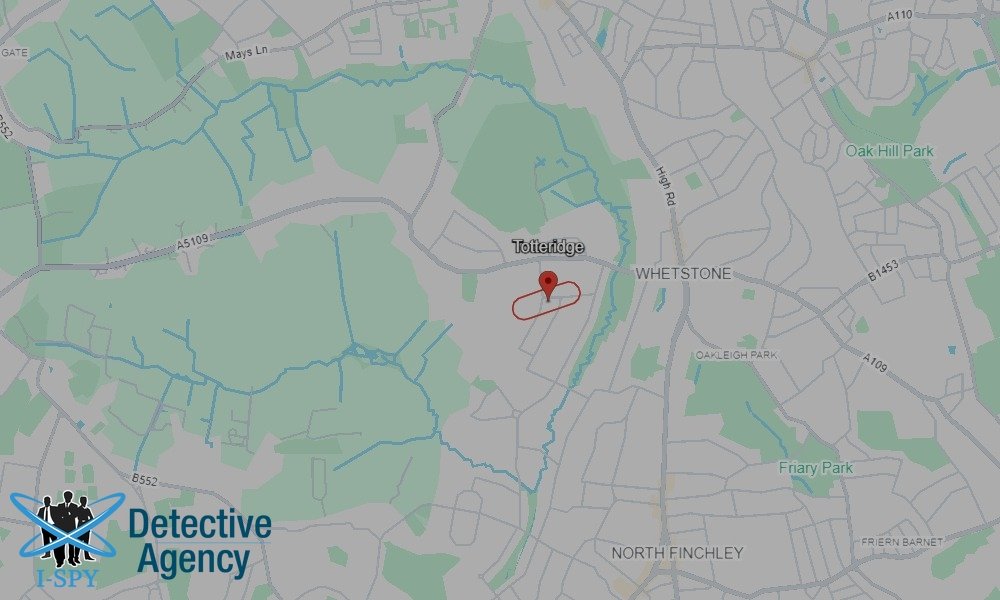 Bug Sweeping Coverage Across Totteridge